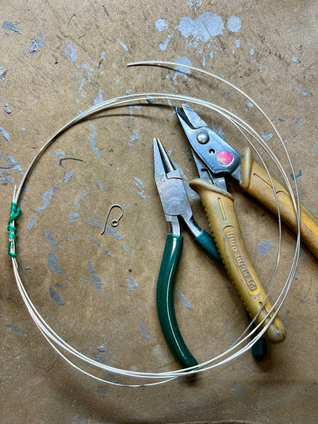 Making ear hooks