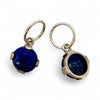 Lapis Lazuli Earrings on Silver Sleepers