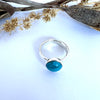 Turquoise Ring, Sterling Silver