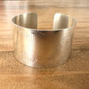 Cuff - Extra Wide, Imprinted Sterling Silver