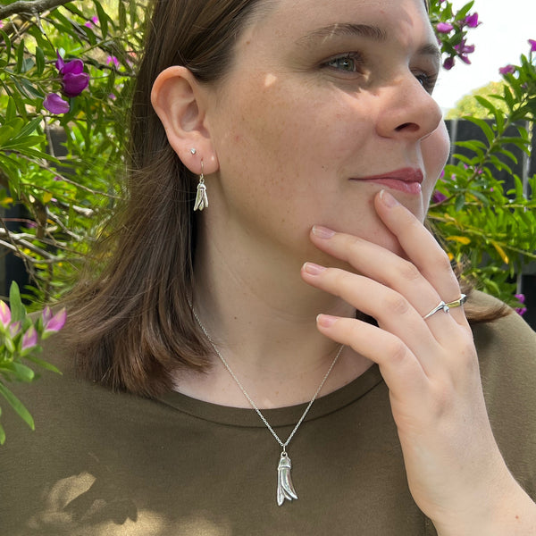 Kōwhai Flower Jewellery Set of 2