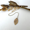 Petite Leaf Necklace, Bronze