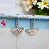 Monarch Butterfly earrings, Sterling Silver