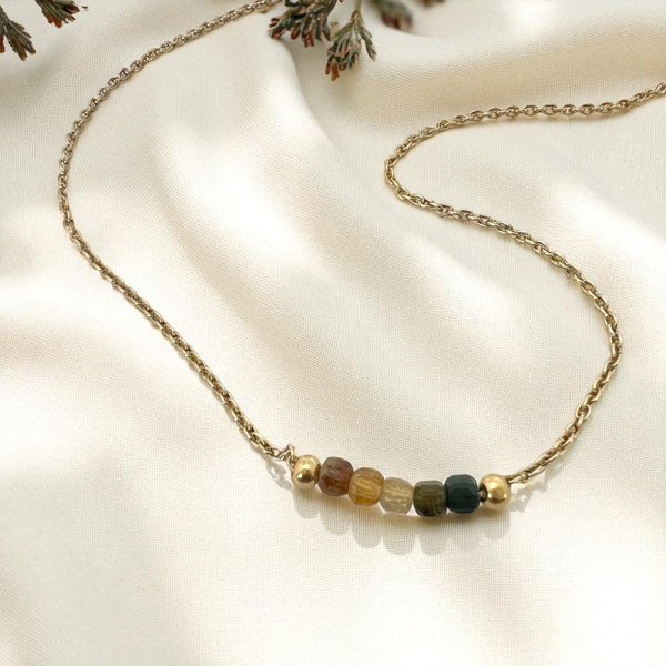 Gold Plated Tourmaline Necklace