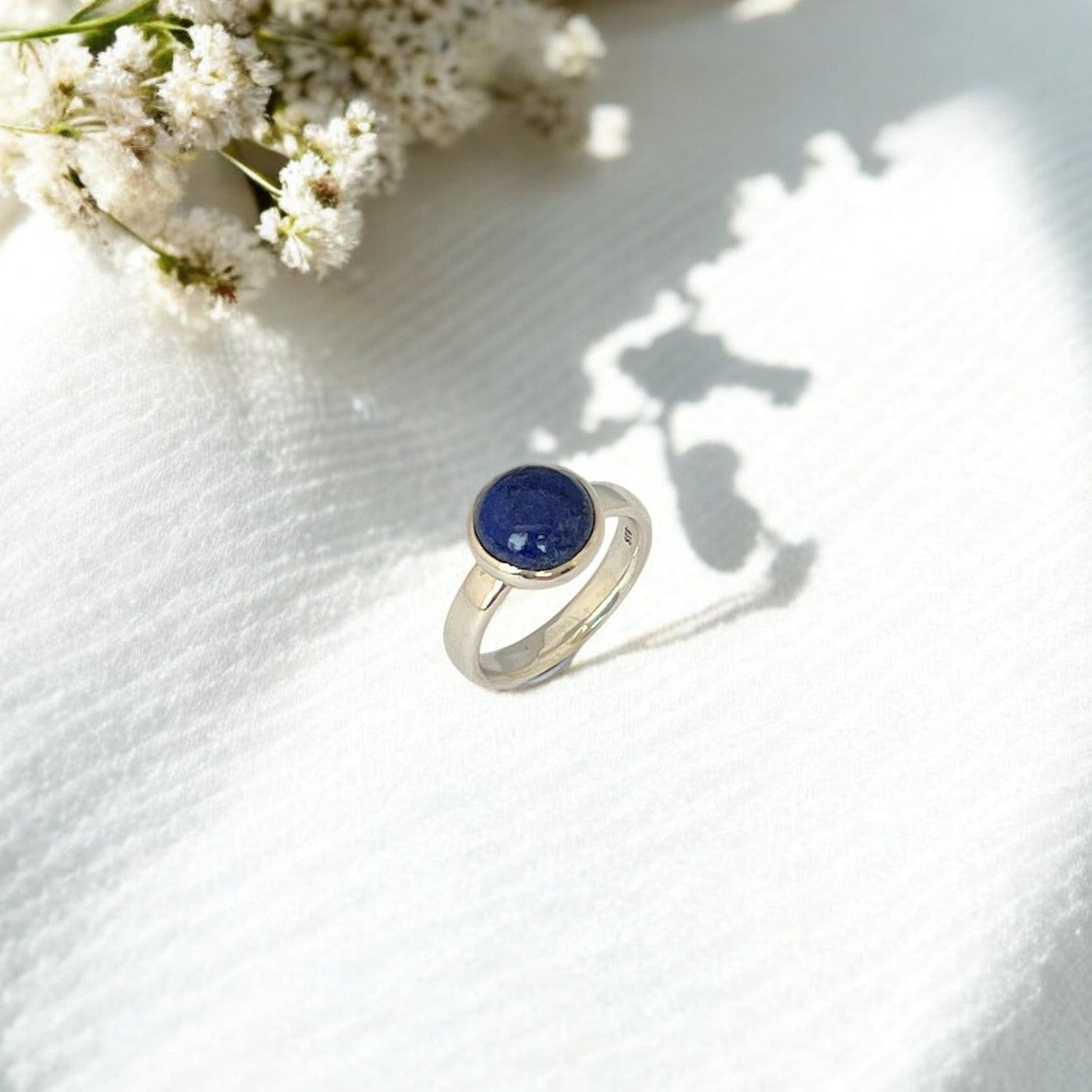 Lapis Lazuli Ring, Sterling Silver