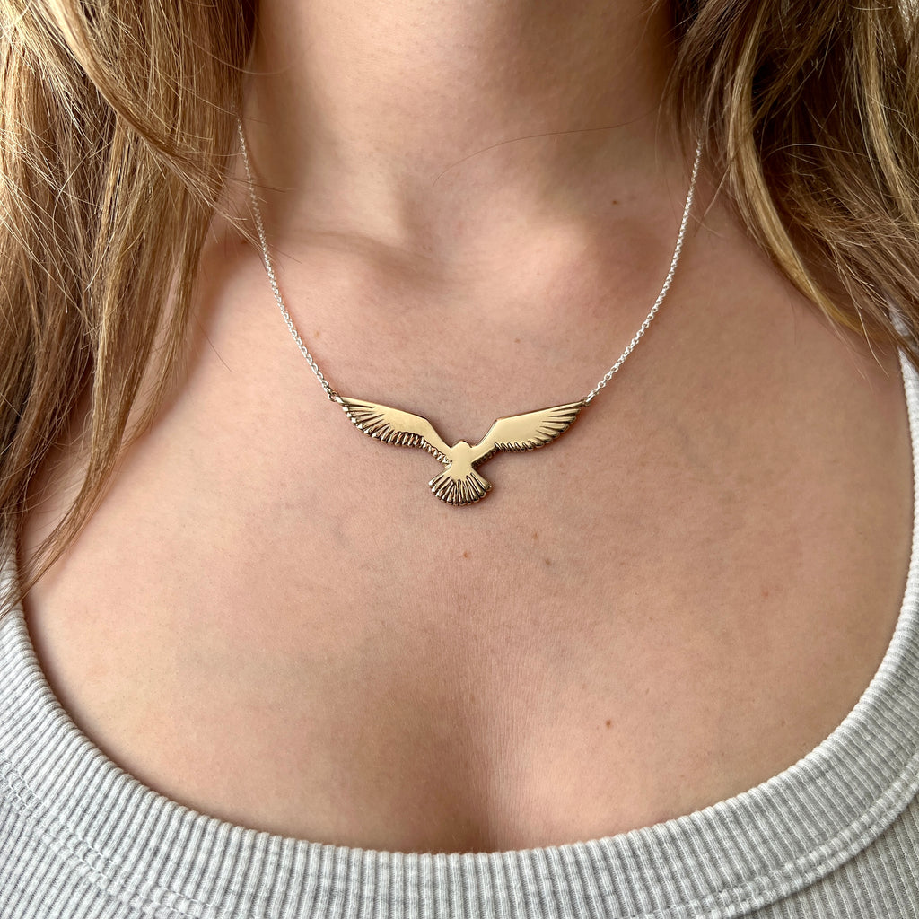 Limited Edition Tītī - Cook's Petrel Necklace, Bronze