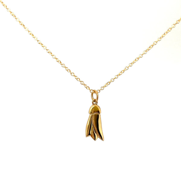 Petite Kōwhai Necklace, Gold