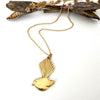 Pīwakawaka- Fantail Necklace, Gold Plated