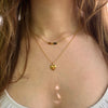 Gold Plated Heart Charm Necklace