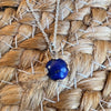 Lapis Lazuli Gemstone Necklace – Handcrafted Sterling Silver Pendant