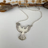 Mockingbird necklace, Sterling Silver