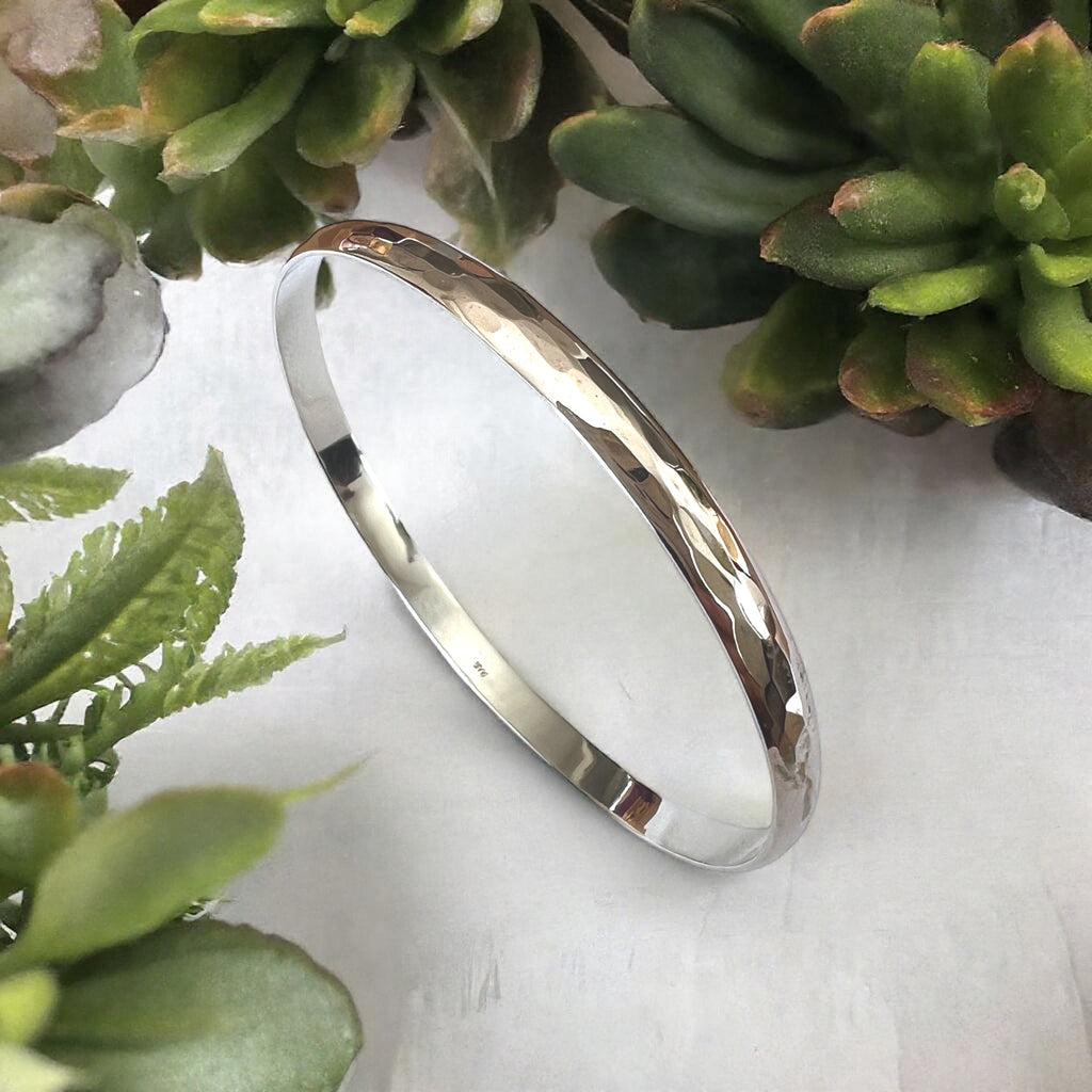 5 Set Silver Bangle, Solid 925 Sterling Silver Bangle, Thick Heavy 5 Set Silver Bangle, Solid 925 Sterling Silver Bangle, Thick Heavy