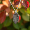 Pōhutukawa Leaf Necklace, Sterling Silver