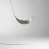 Crescent Moon Necklace, Sterling Silver