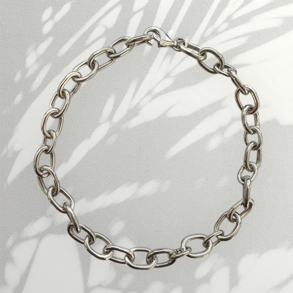 Heavyweight Handmade Silver Link Bracelet