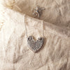 Heart Ruru - Morepork Necklace, Sterling Silver