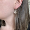 Mountain Daisy Earrings, Sterling Silver