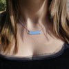 Aroha Banner Necklace, Sterling Silver