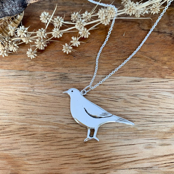 Blackbird Necklace, Sterling Silver