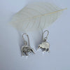 Kiwi Earrings, Sterling Silver