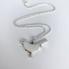 Petite Blackbird Necklace, Sterling Silver
