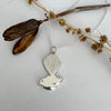 Pīwakawaka - Fantail Necklace, Sterling Silver