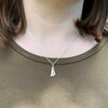 Petite Kōwhai Necklace, Sterling Silver